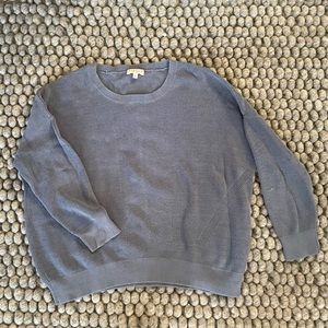 Demylee Blue Cotton Sweater